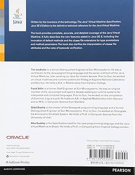 The Java Virtual Machine Specification, Java SE 8 Edition (Java